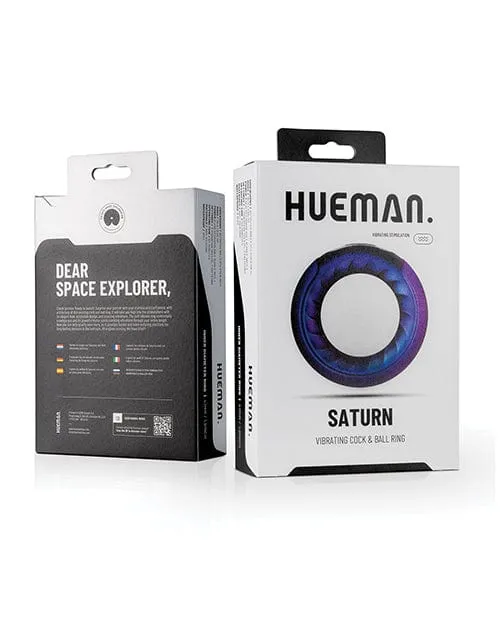 Hueman Couples Hueman Saturn Vibrating Cockball Ring Purple