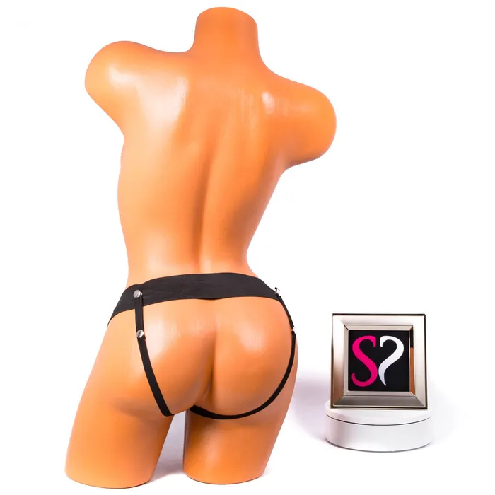 Female Sex Toys Fetish Fantasy Unisex Hollow 6 Inch Vibrating StrapOn Pipedream