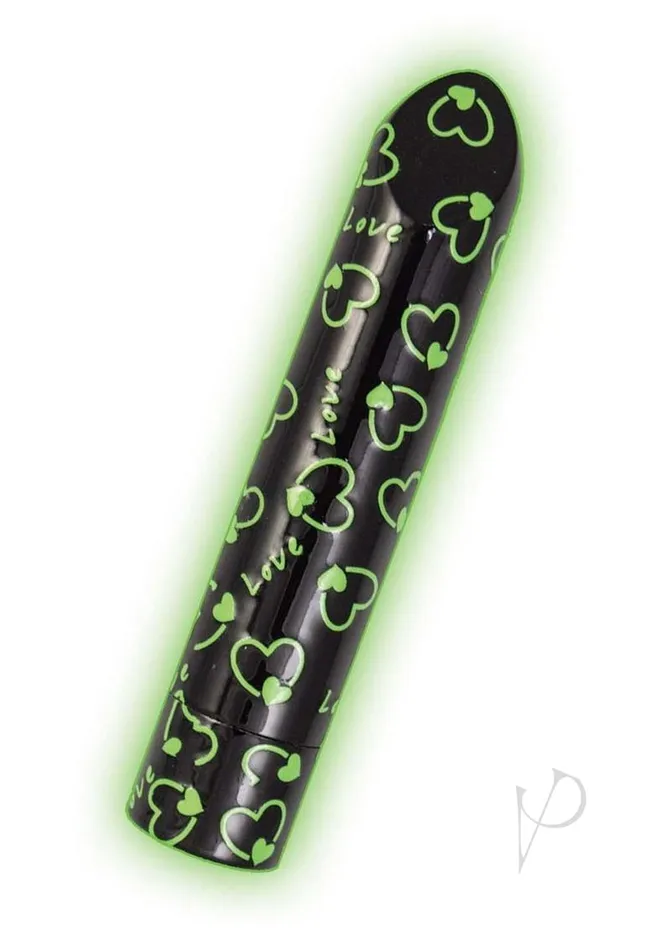 Glow Vibes Vibrators Glow Vibes Sweet Heart Blkgrn Glow Vibes Vibrators Glow Vibes Sweet Heart Blkgrn