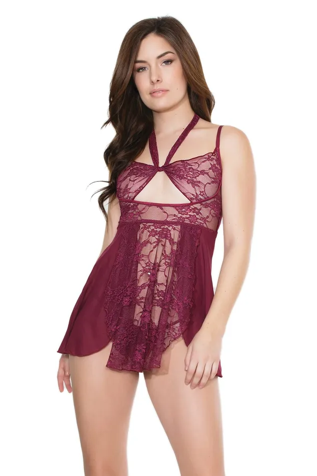 Coquette The Pour Me Another Babydoll GString Set Coquette Anal