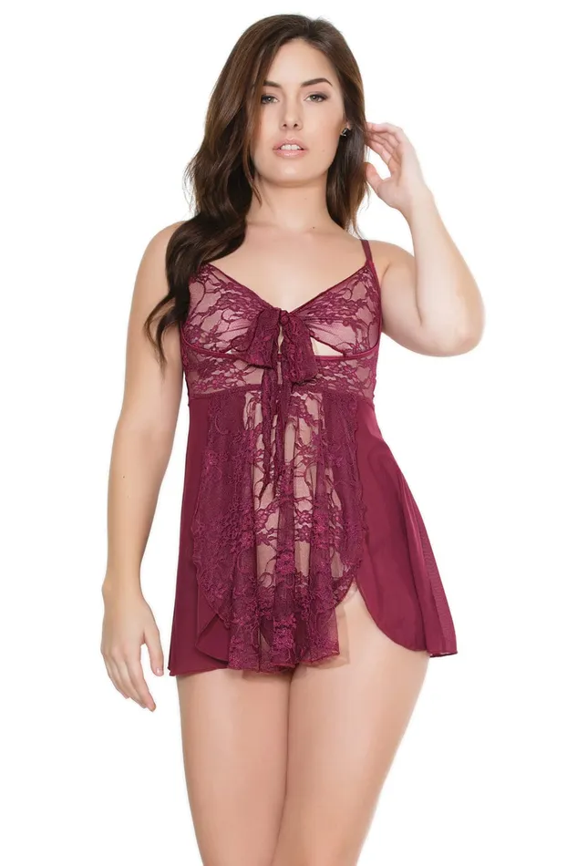Coquette The Pour Me Another Babydoll GString Set Coquette Anal