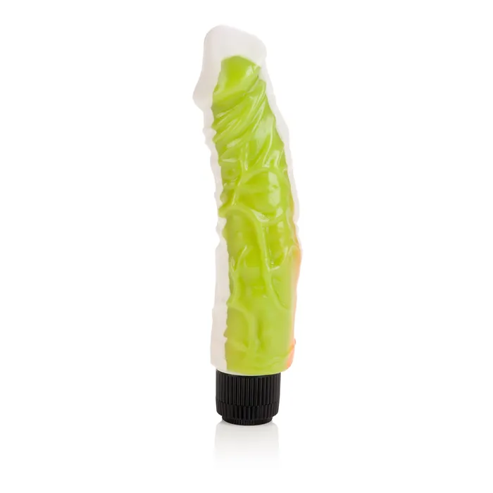 CalExotics Funky Jelly Vibe 8 Inches Orangegreen Vibrators CalExotics Funky Jelly Vibe 8 Inches Orangegreen Vibrators