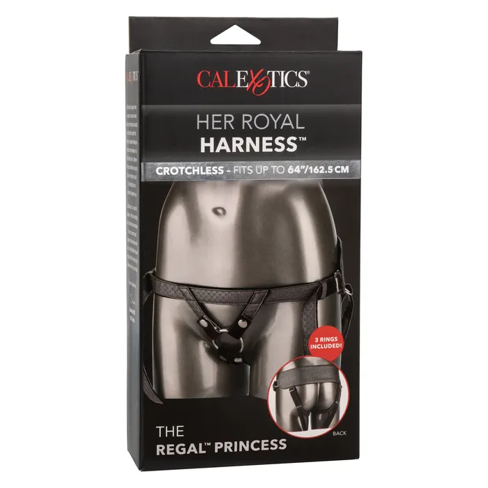 CalExotics Male Sex Toys Experience Opulence and Comfort with the Regal Princess Premium Harness for Unparalleled Probe Play