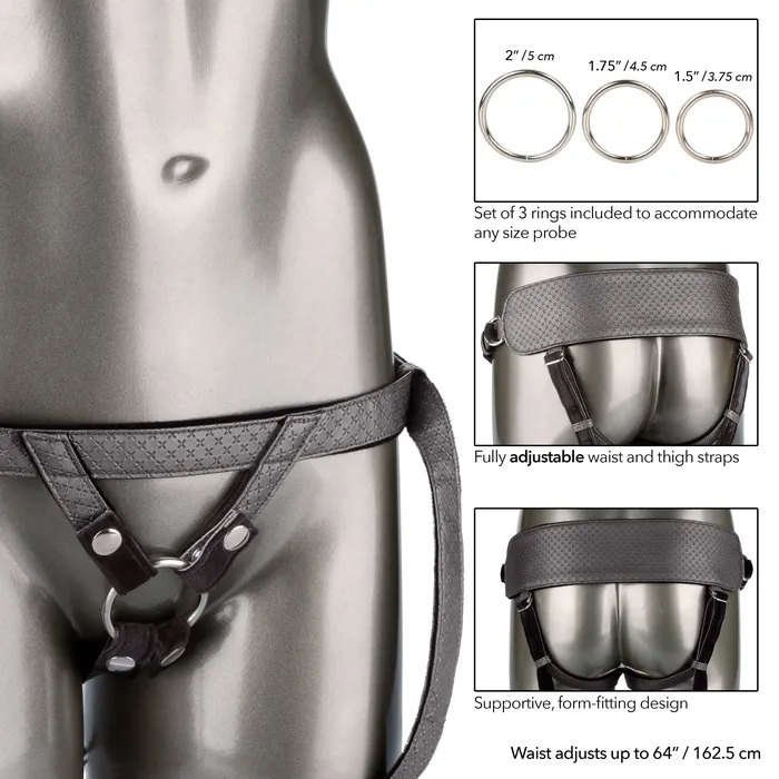 CalExotics Male Sex Toys Experience Opulence and Comfort with the Regal Princess Premium Harness for Unparalleled Probe Play