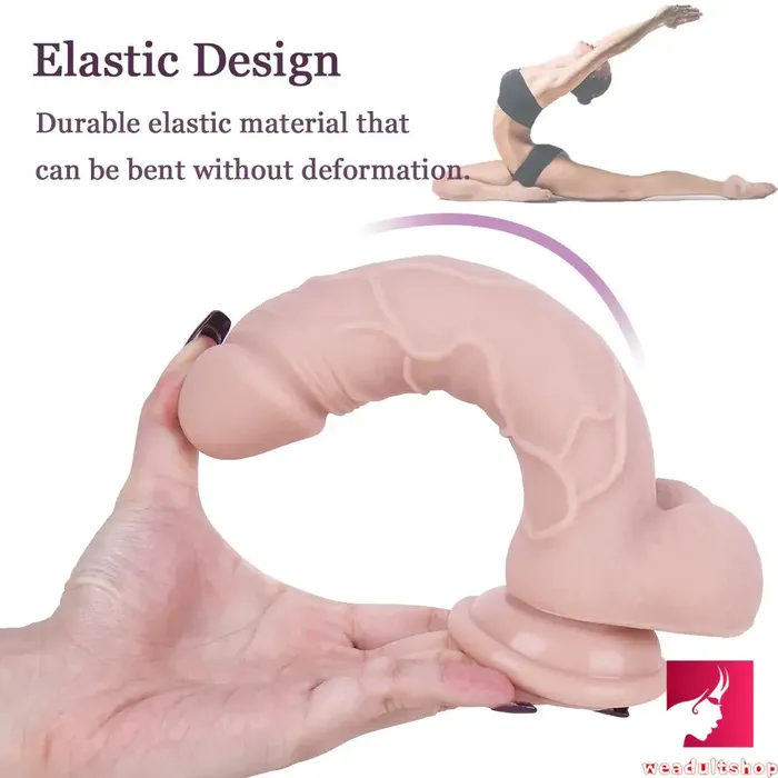 787in Realistic Penis Skin Silicone Flexible Dildo With Suction Cup Weadultshop Female Sex Toys