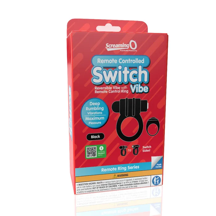 Couples Screaming O Screaming O Remote Controlled Switch Vibrating Ring Black Couples Screaming O Screaming O Remote Controlled Switch Vibrating Ring Black