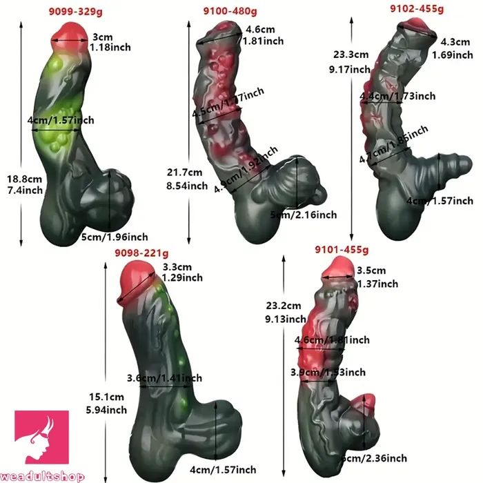 Dildos Weadultshop 594in 74in 854in 913in 917in Fantasy Silicone Monster Cock Dildo