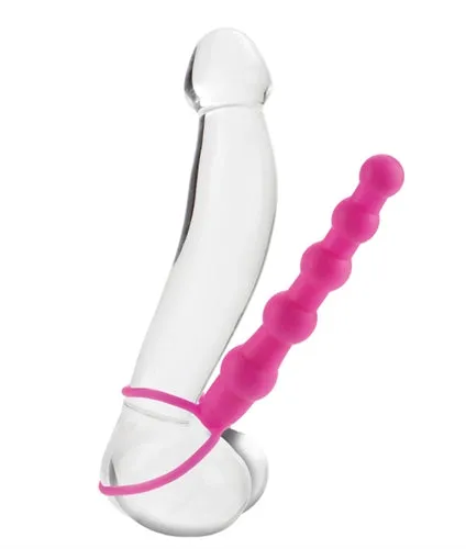 Female Sex Toys Calexotics Silicone Dual Penetration Ring for Double the Fun
