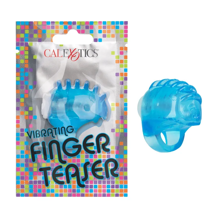 Foil Pack Vibrating Finger Teaser Blue Sale Vibrators Foil Pack Vibrating Finger Teaser Blue Sale Vibrators