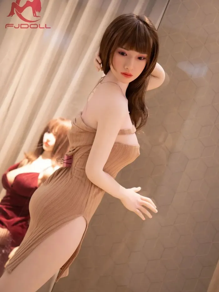 Male Sex Toys FJdoll F3623168cm5ft542kg Lori C Cup Silicone Mature Chinese Women Implanted Hair Sex Doll FJ Doll