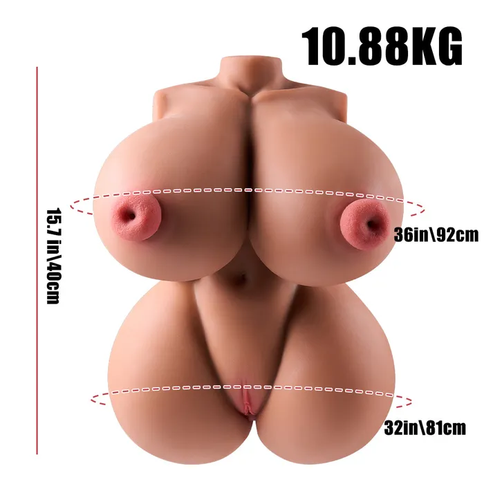 Male Sex Toys MRLSEXDOLL Tan Big Lucy Big Butt Sex Doll Best Male Masturbator Tits fuck Torso Sex Doll